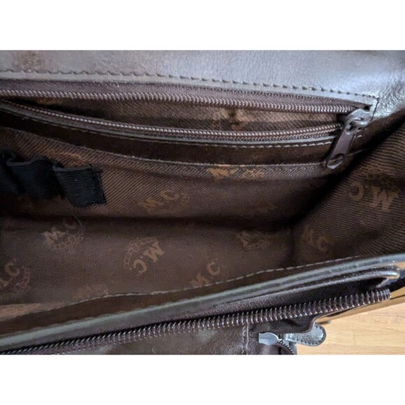 Marc Chantal MC Vintage Brown And Black Purse shoulder - Picture 10 of 16